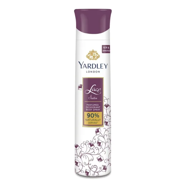Yardley London Lace Satin Perfumed Deo Spray 150Ml